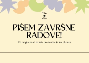 Pišem završne radove