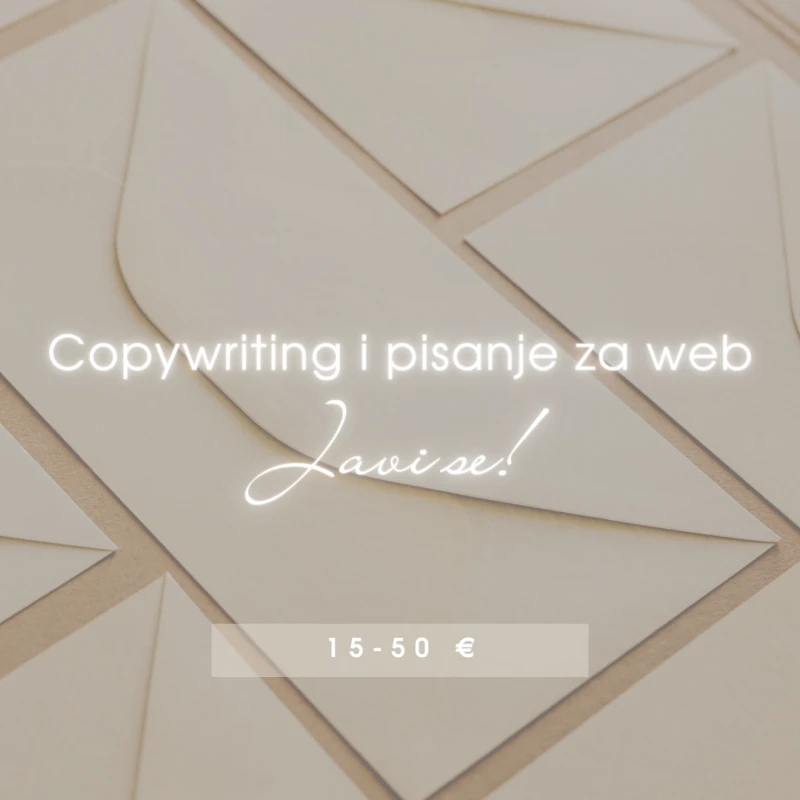 Pisanje tekstova za web, društvene mreže i oglase