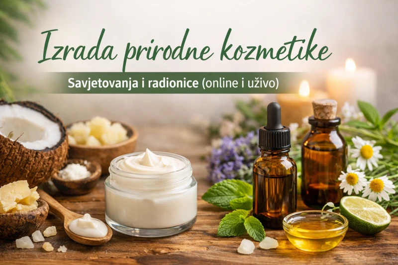 Radim radionice i pišem savjete za izradu prirodne kozmetike