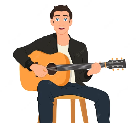 Napisat ću pjesmu na akustičnoj gitari za vas