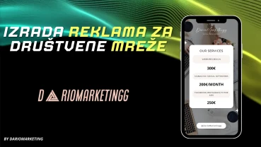 Izrada reklama za DRUŠTVENE MREŽE